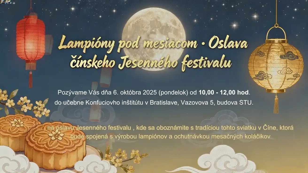 Oslávte s nami čínsky Jesenný festival | 海报终