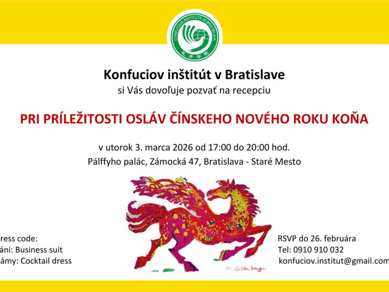 Šťastný čínsky nový rok koňa